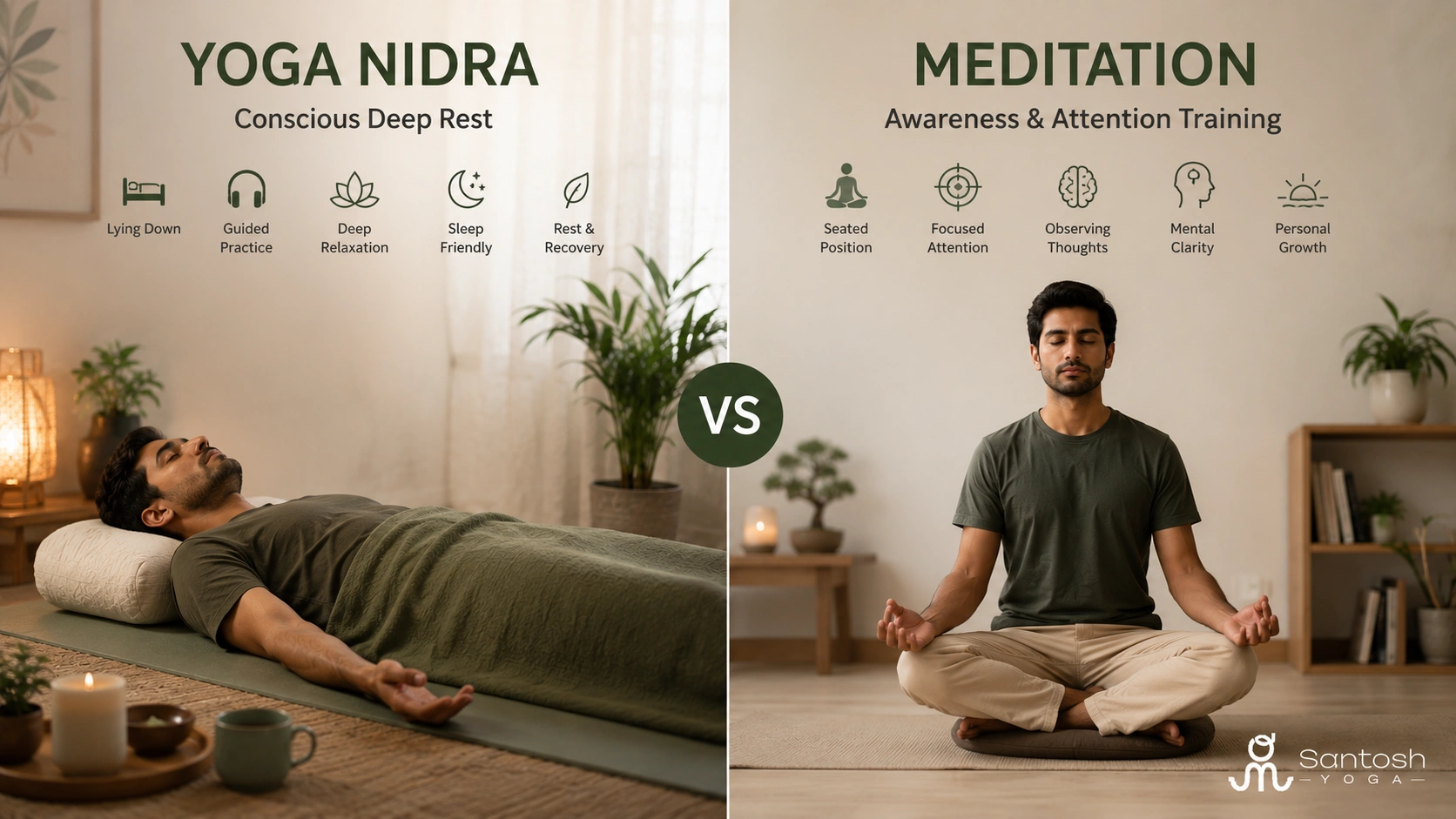 Yoga Nidra Vs Meditation